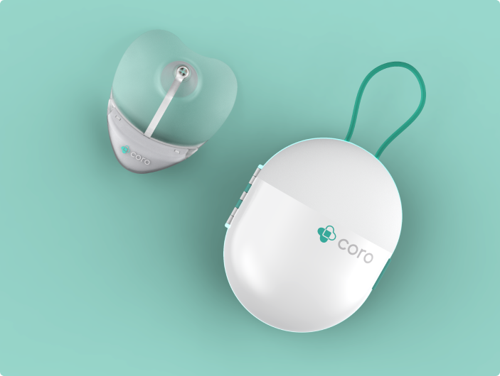 Coro nipple shield and Pod